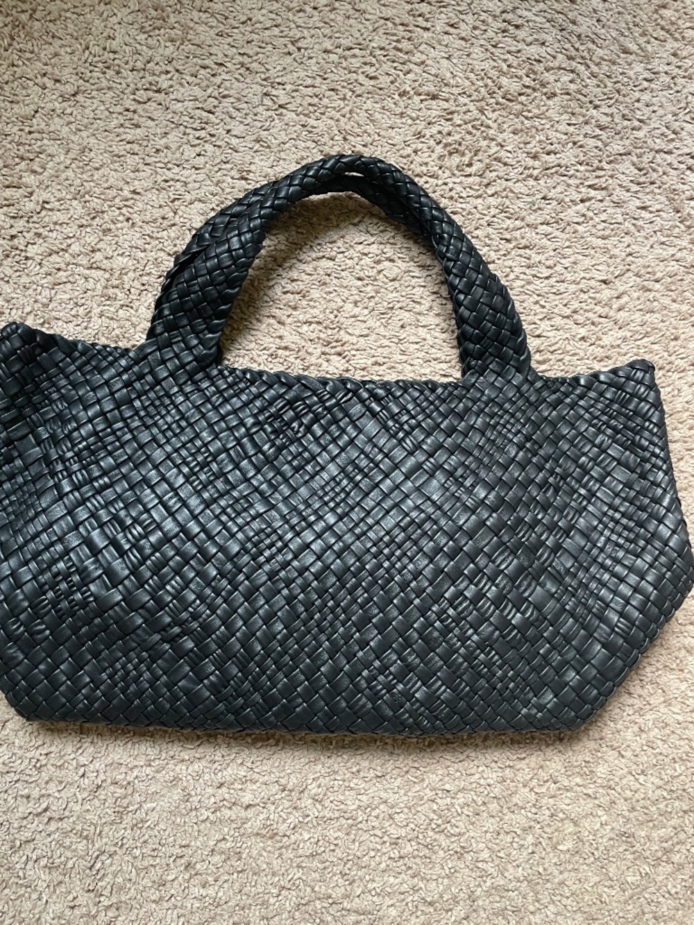 Falor Leather Woven Tote - NEW